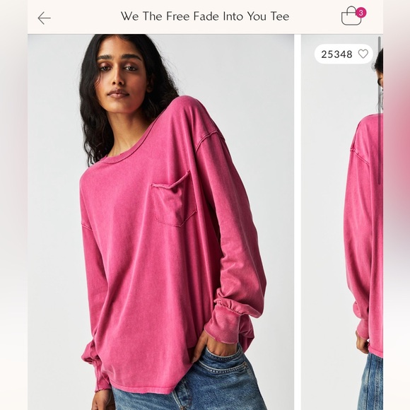 2 Free People Fade Into You Tee - Picture 6 of 8